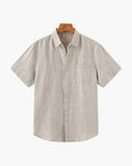 Cape Harbor Linen Shirt – Sand Beige