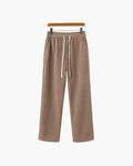 Roman Crest Trousers – Sand Nude