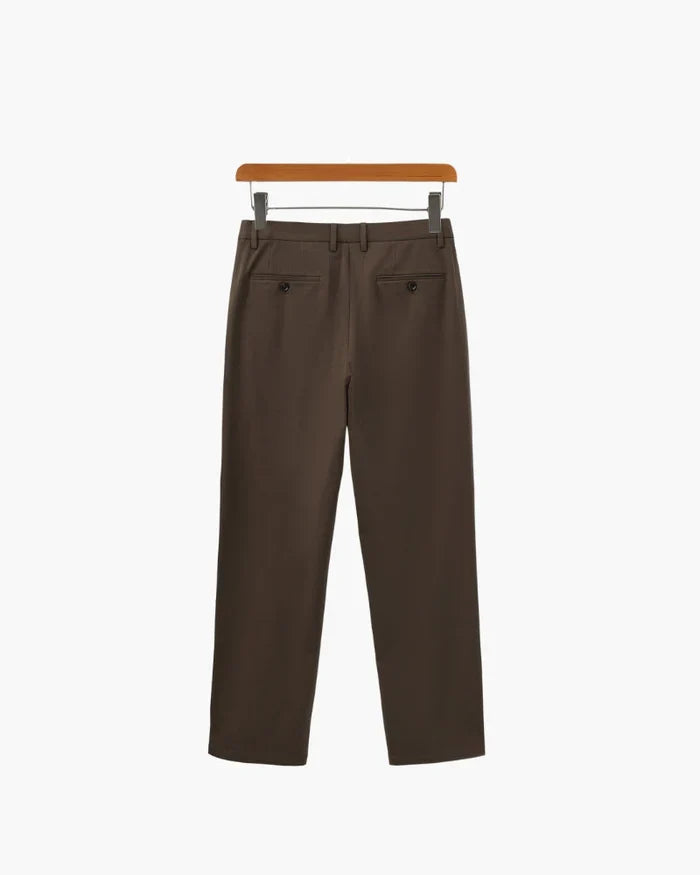 Valmere Tailored Trousers – Espresso Brown