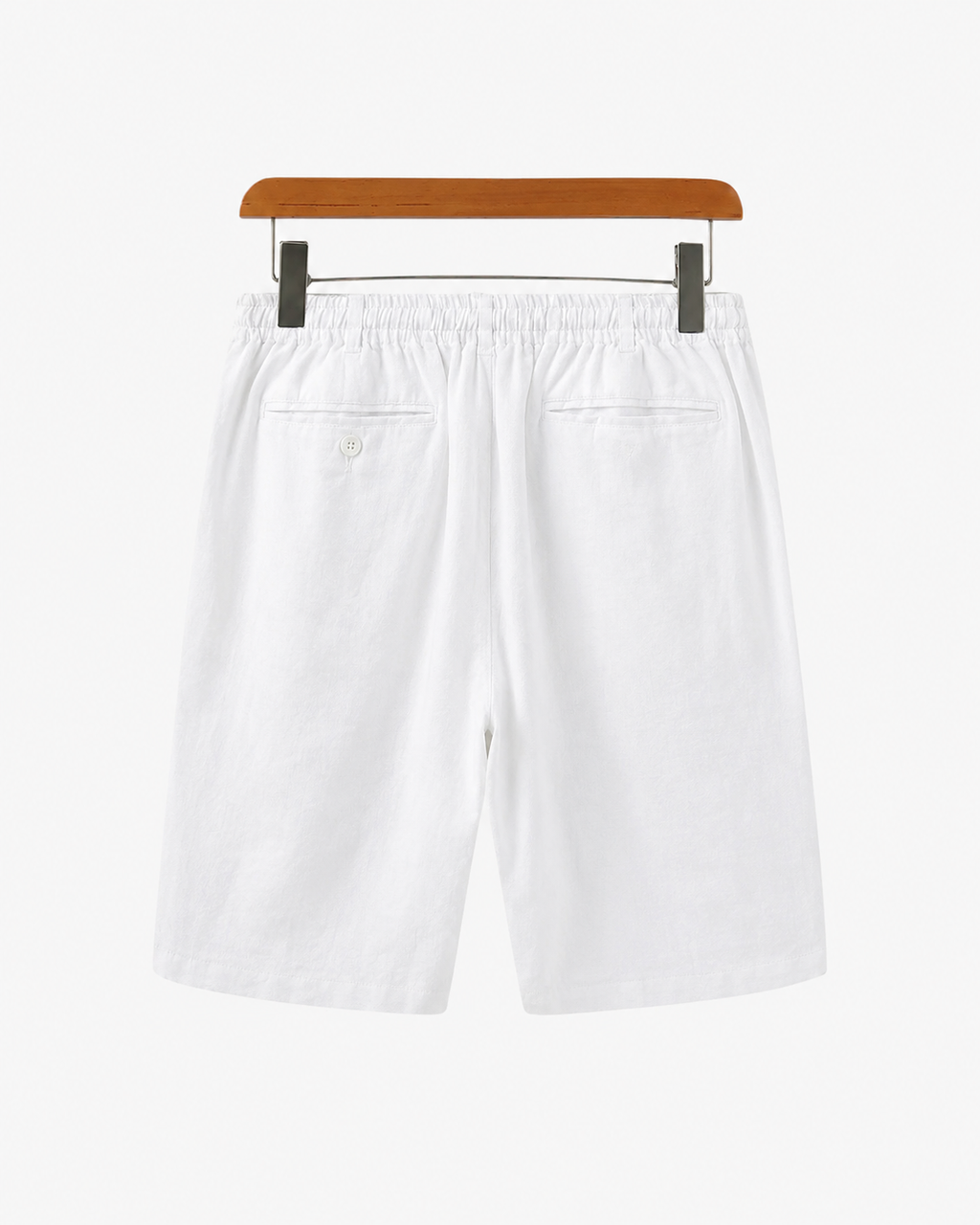 Porto Linen Shorts – Pure White