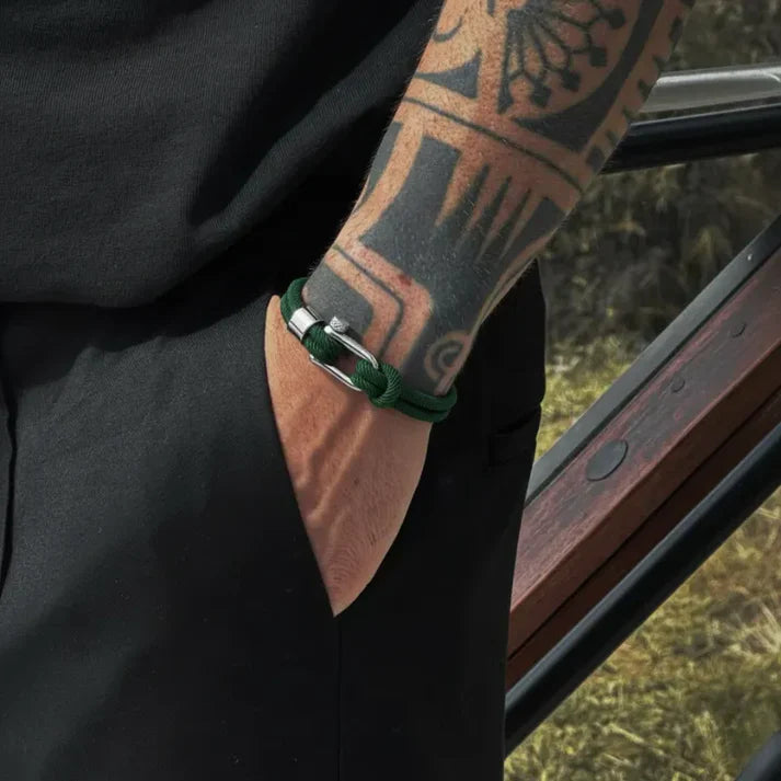 Verdan Coast Bracelet – Forest Green